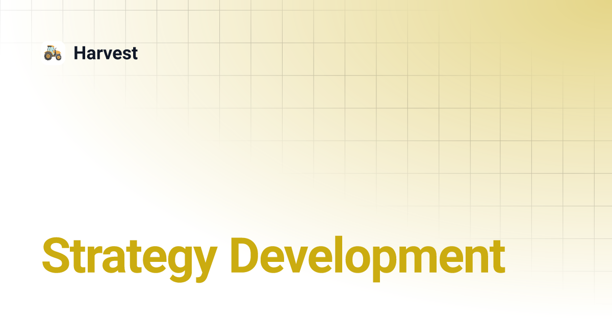 strategy-development-harvest